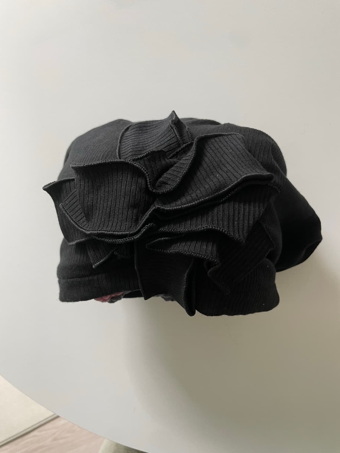 (새상품)TypeService 개더드 비니 블랙 상품이미지3