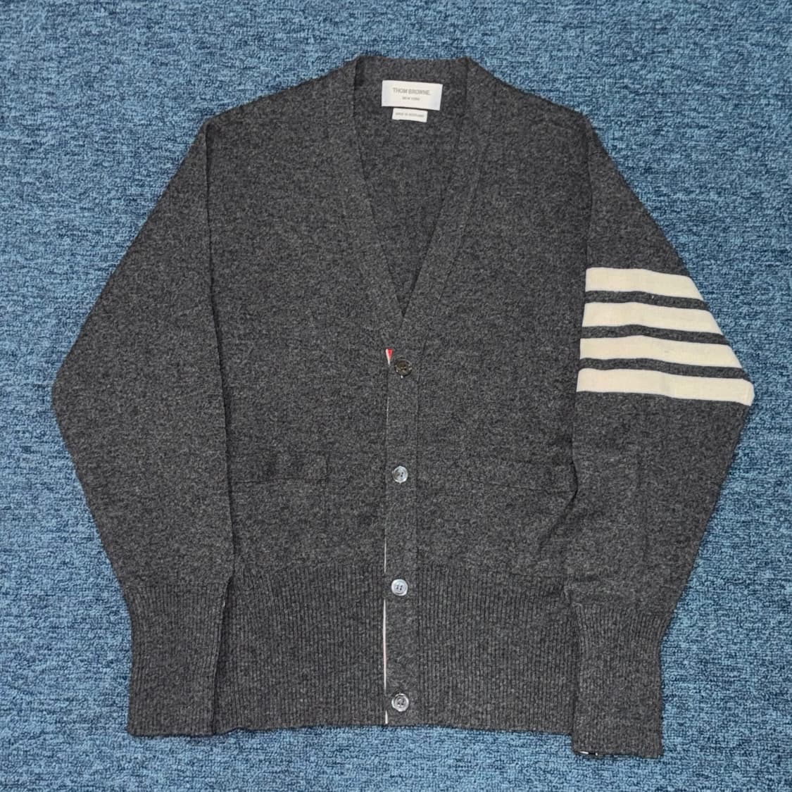 톰브라운 4 바 브이넥 가디건 상품이미지6