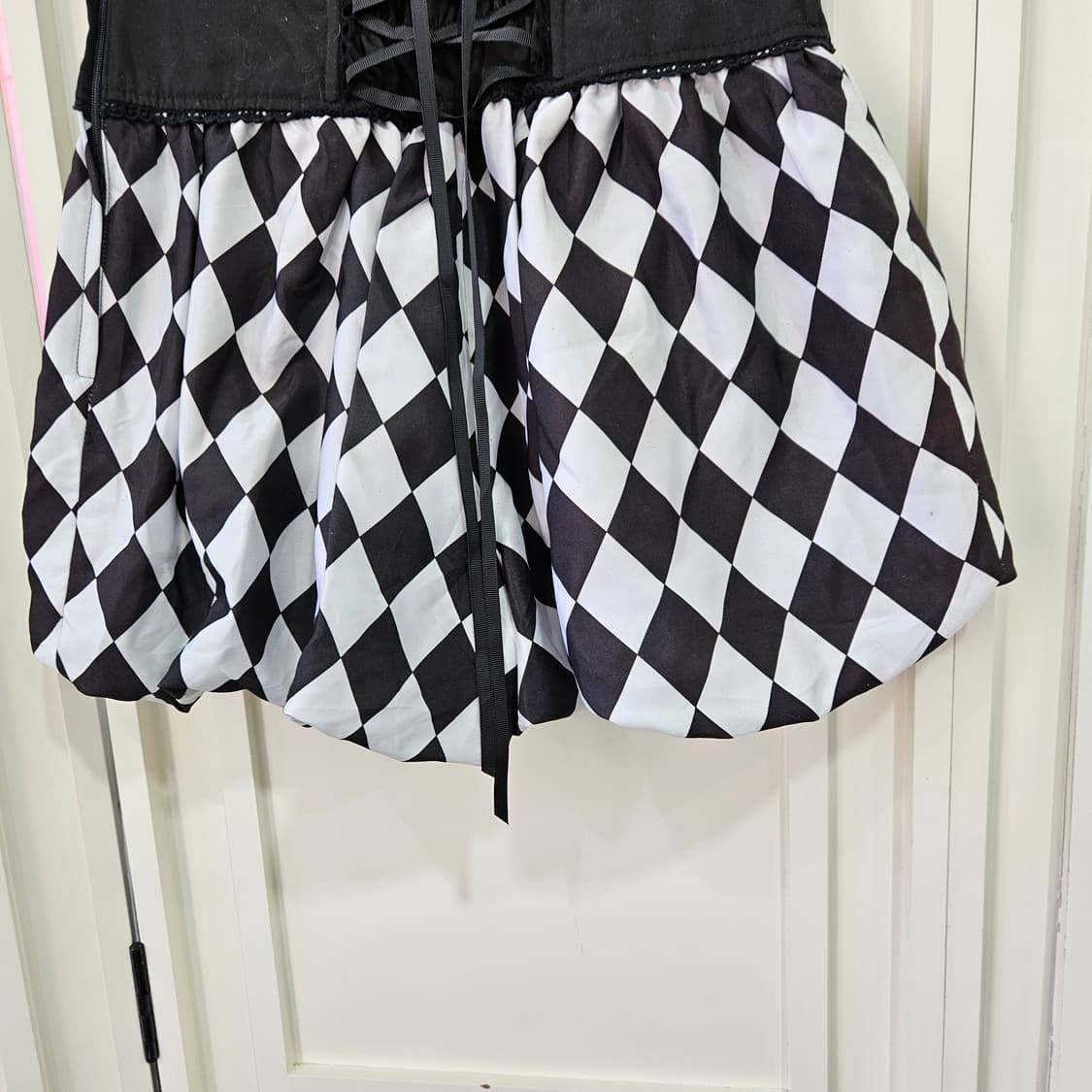 바디라인(BODYLINE) 아가일 벌룬팬츠' 상품이미지2