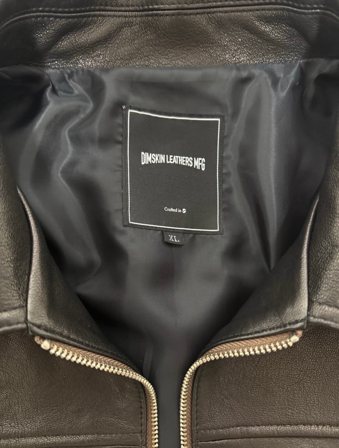 딤스킨 Thompson 램스킨 레더 자켓 상품이미지4