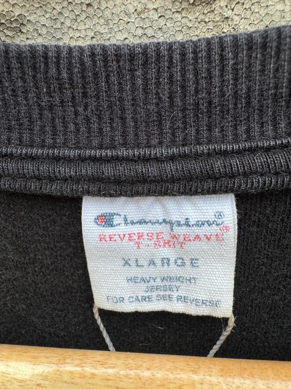 챔피온 빈티지 리버스위브 티셔츠 롱슬리브 스웻 셔츠 맨투맨 블랙 상품이미지4