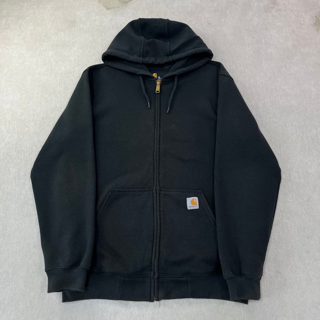100 칼하트 블랙 후드집업 상품이미지1