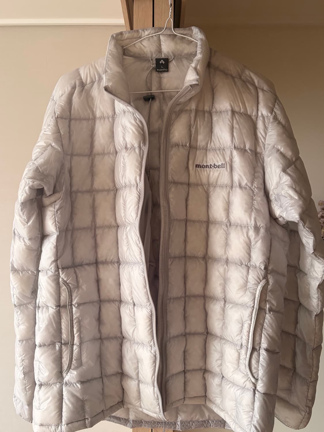 Montbell 몽벨 플라즈마 1000 L 라이트 그레이 판매합니다! 상품이미지5