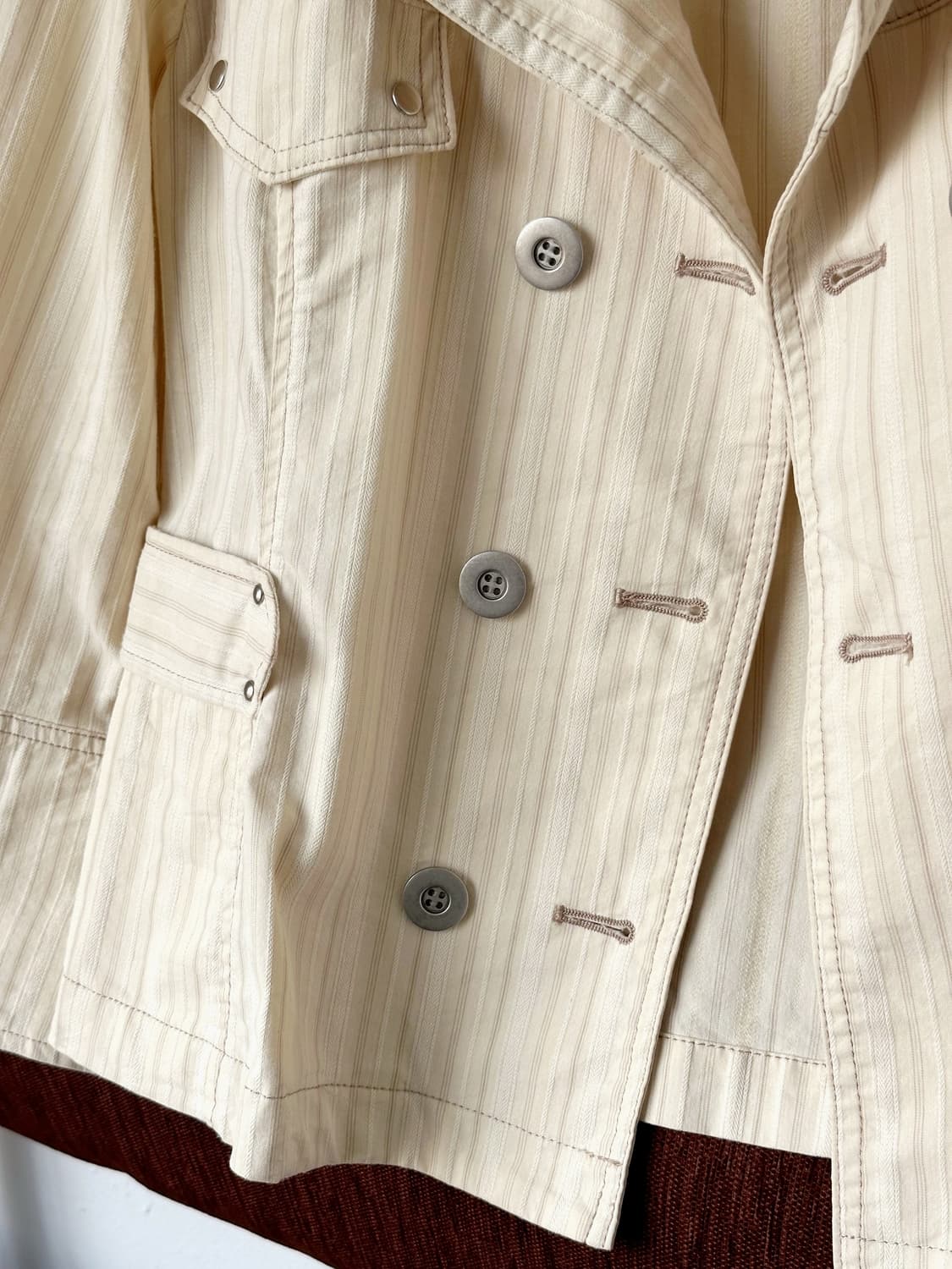 Natural cotton nylon wide silhouette cro 상품이미지2