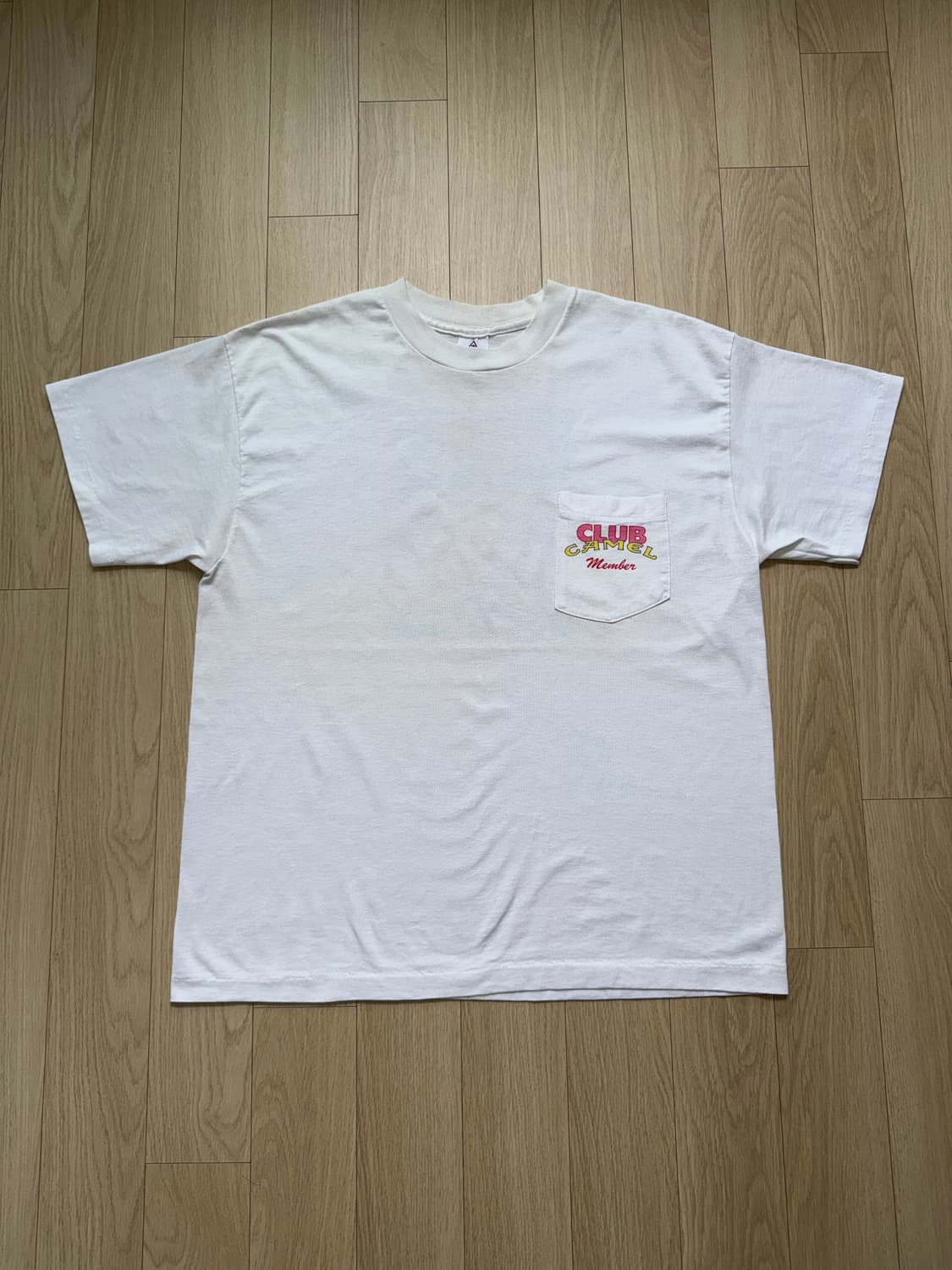 카멜 90s Camel 클럽 멤버스 프로모 빈티지 포켓 티셔츠 상품이미지3