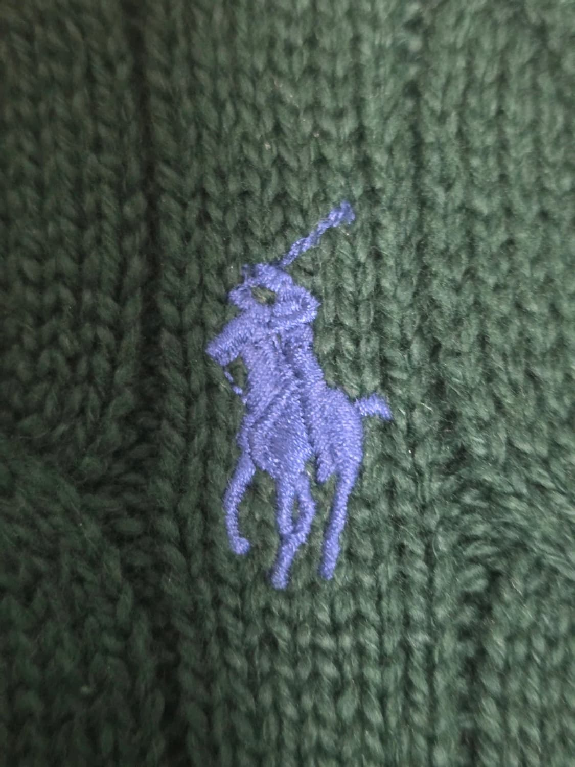 폴로랄프로렌 케이블 니트 그린 M 상품이미지3