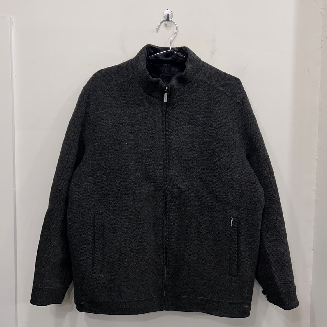 임페리얼 울 헤링본 이너탈착 집업 자켓 상품이미지2