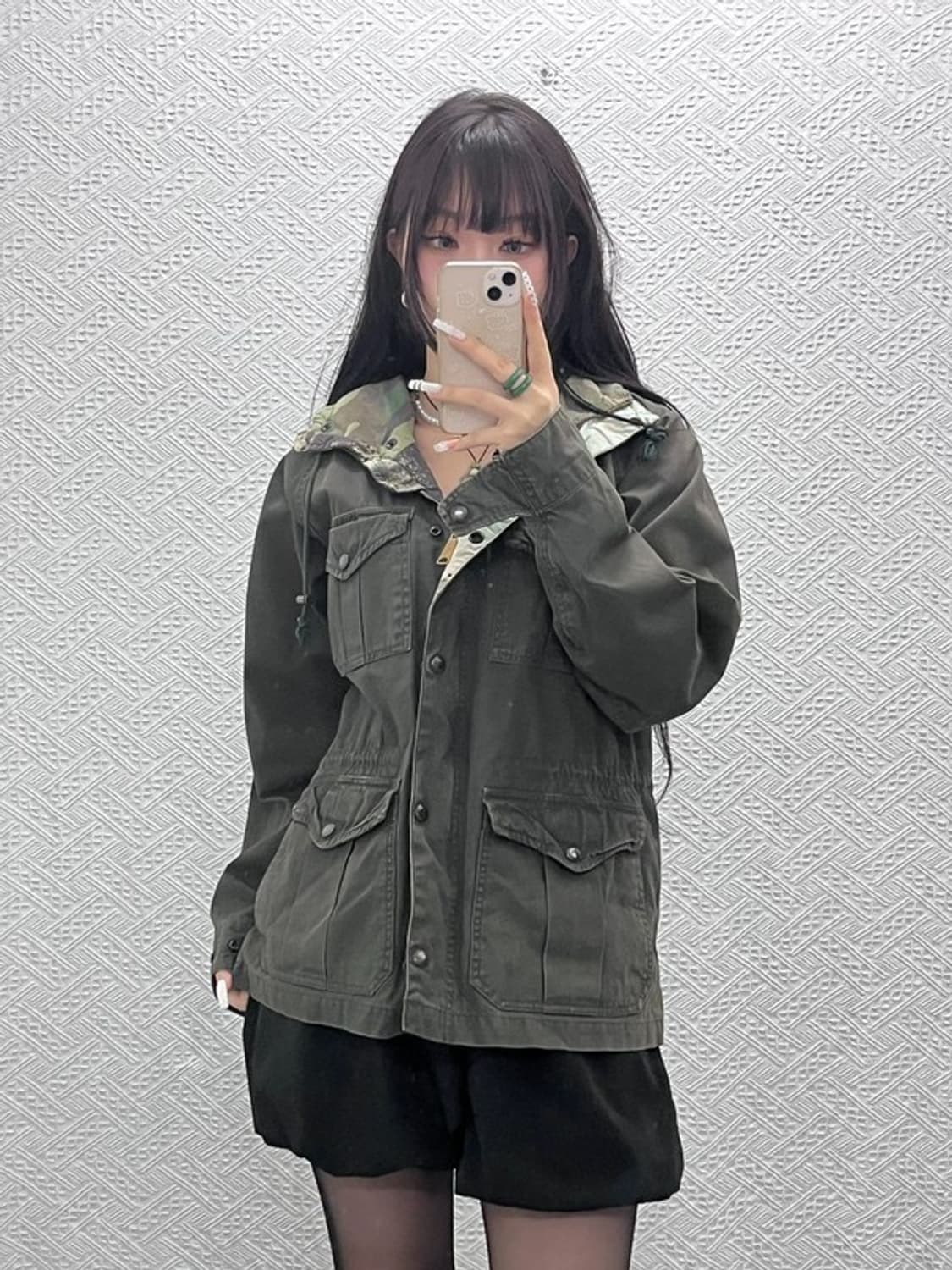 데님앤서플라이 랄프로렌 밀리터리 사파리 헌팅 야상 자켓 S C10754 상품이미지2