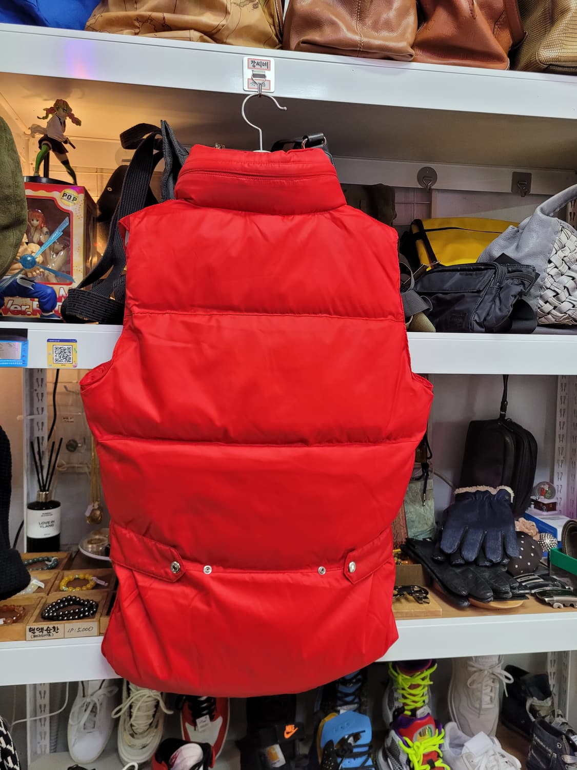 DSQUARED 디스퀘어드 빨간색 패딩 조끼 (오리털) 상품이미지2