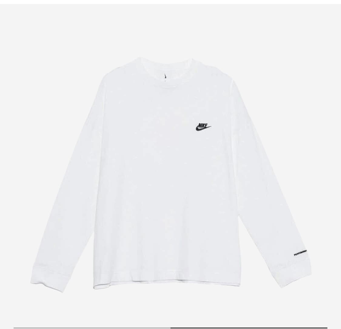 [XXS] 나이키 x 피스마이너스원 피마원 롱슬리브 긴팔 티셔츠 흰색 상품이미지2