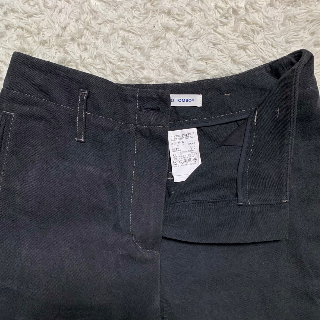 [28] 스튜디오 톰보이 와이드핏 헤비 코튼팬츠 상품이미지5