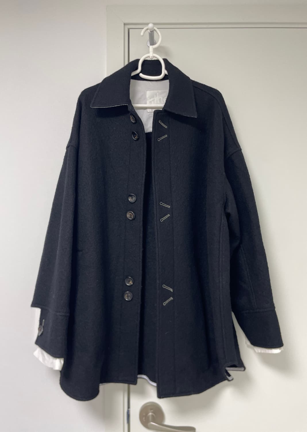 더일마 Theilma 자카드 울 코트 상품이미지1