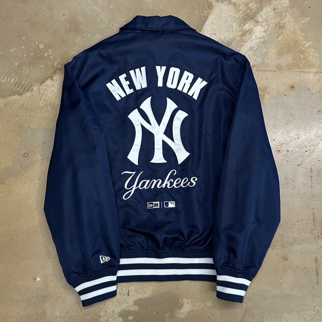 L 뉴에라 뉴욕 양키스 네이비 나일론 스타디움 자켓 상품이미지3