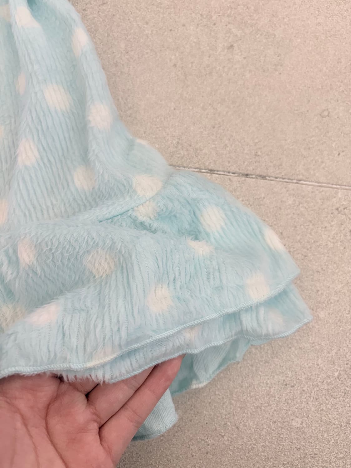 하늘 도트 반팔 상품이미지4