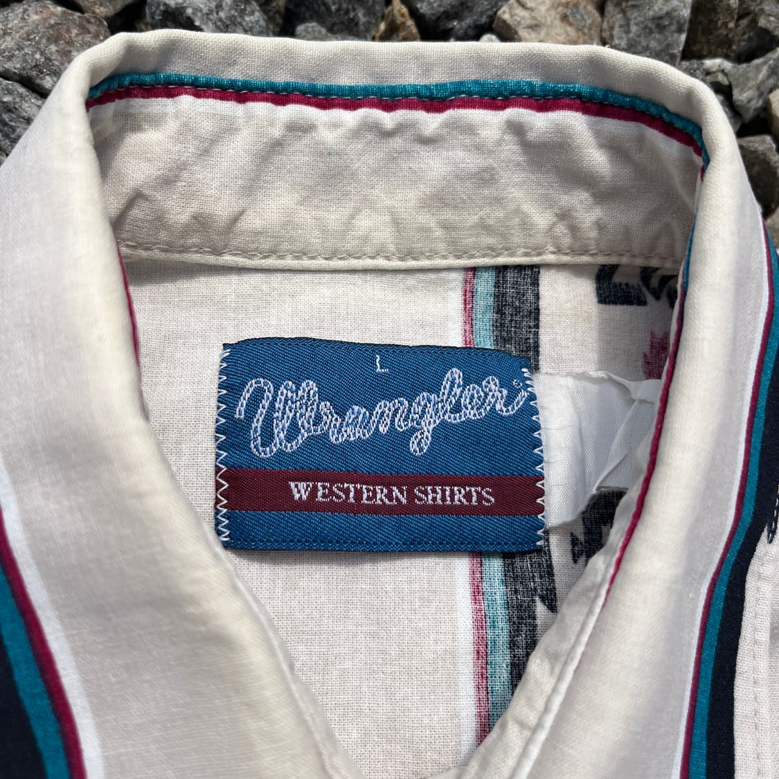 90s 랭글러(Wrangler) 빈티지 나바호 웨스턴 셔츠 (실측확인) 상품이미지4