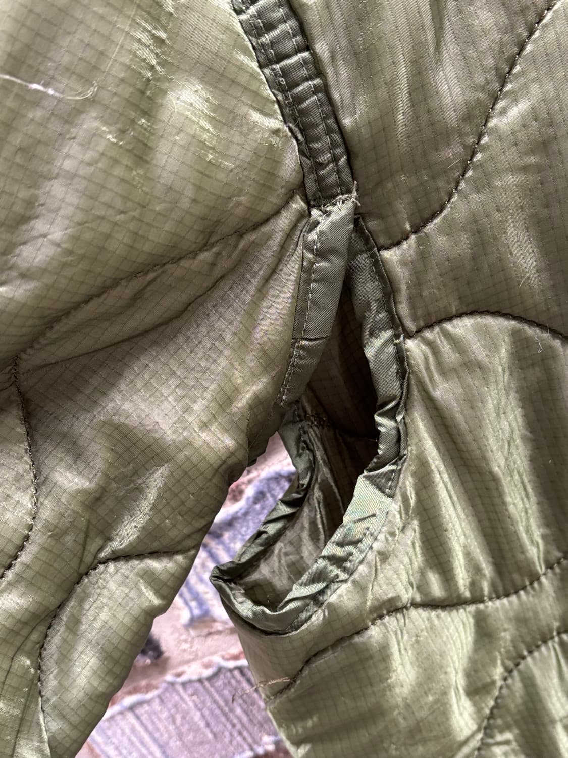 미군 오리지널 m65 라이너 (깔깔이)  L 상품이미지4