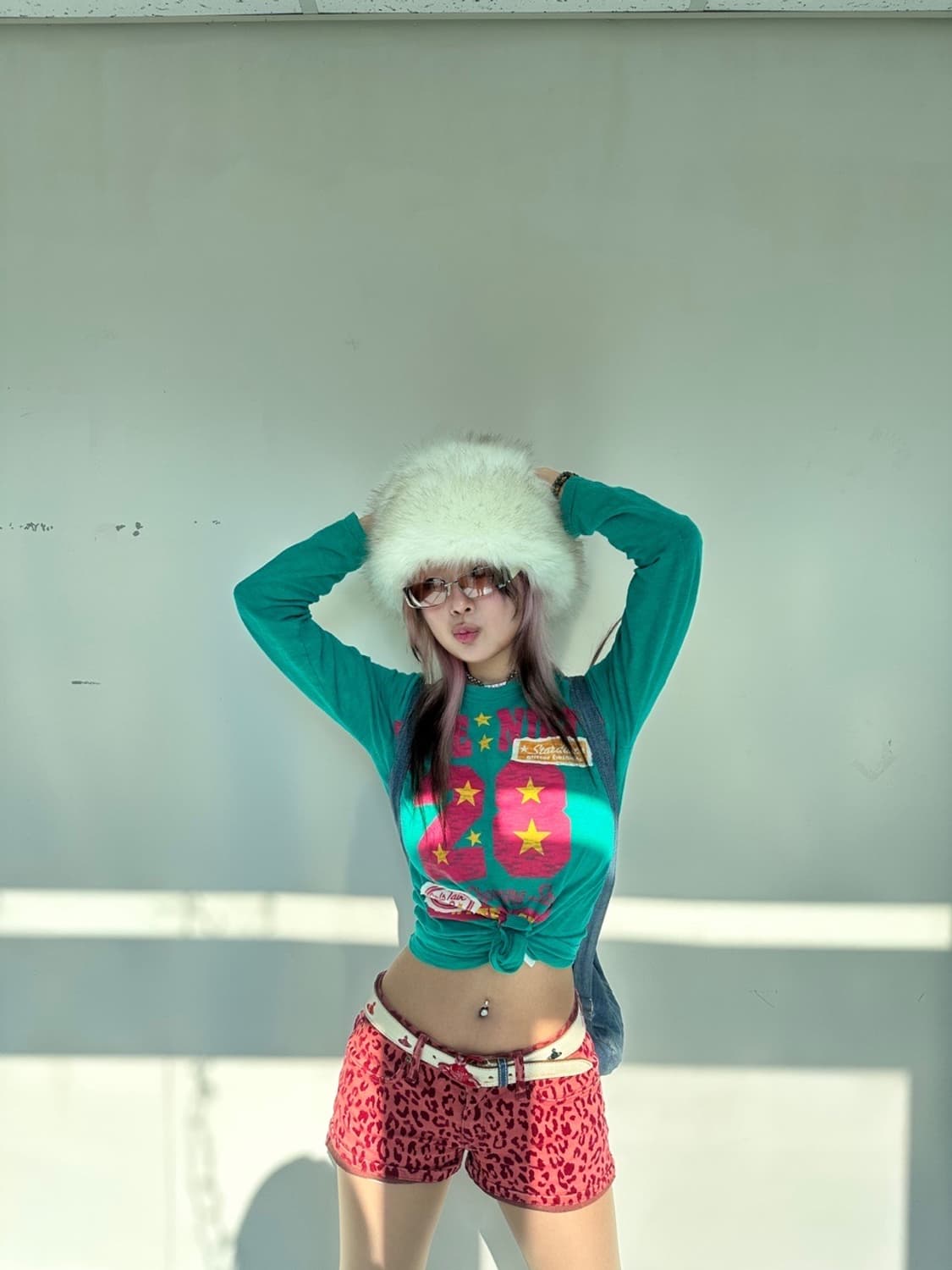 jpn 민트키치 넘버링 딱붙 롱슬리브 상품이미지1