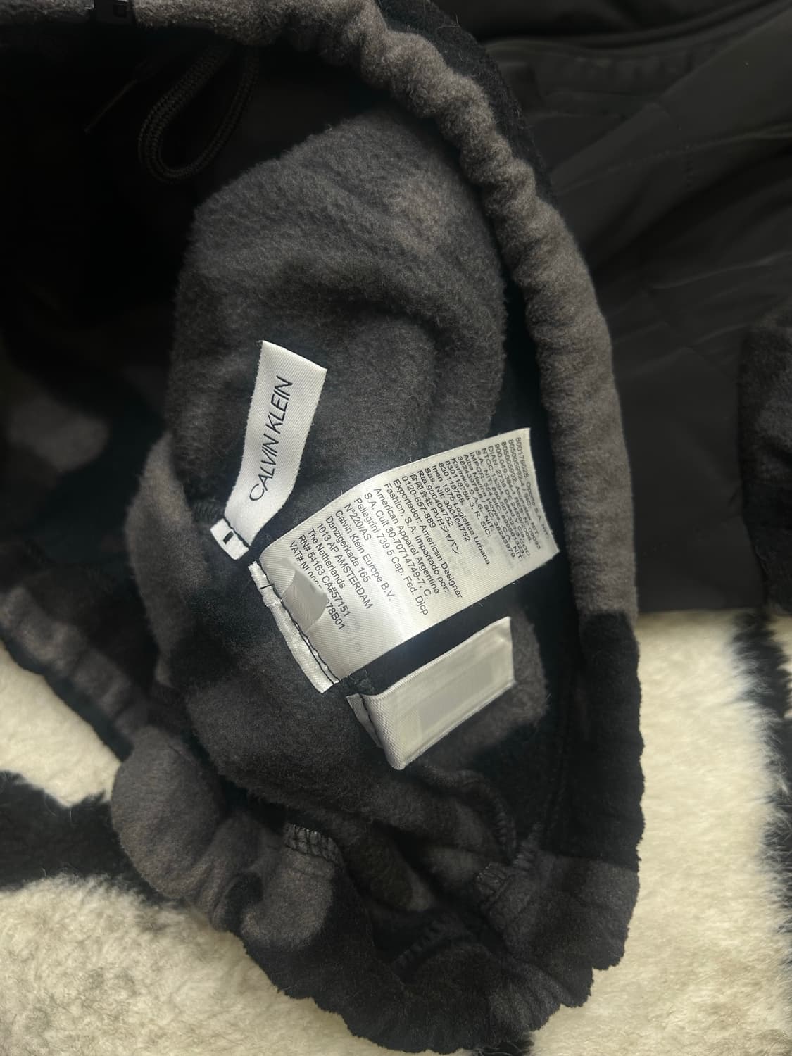 [L]켈빈클라인 카모 플리스 자켓 상품이미지6