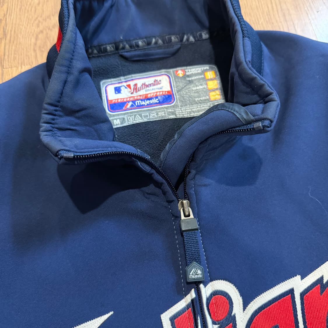 마제스틱 클리블랜드 인디언스 베이스볼 집업 자켓 상품이미지3