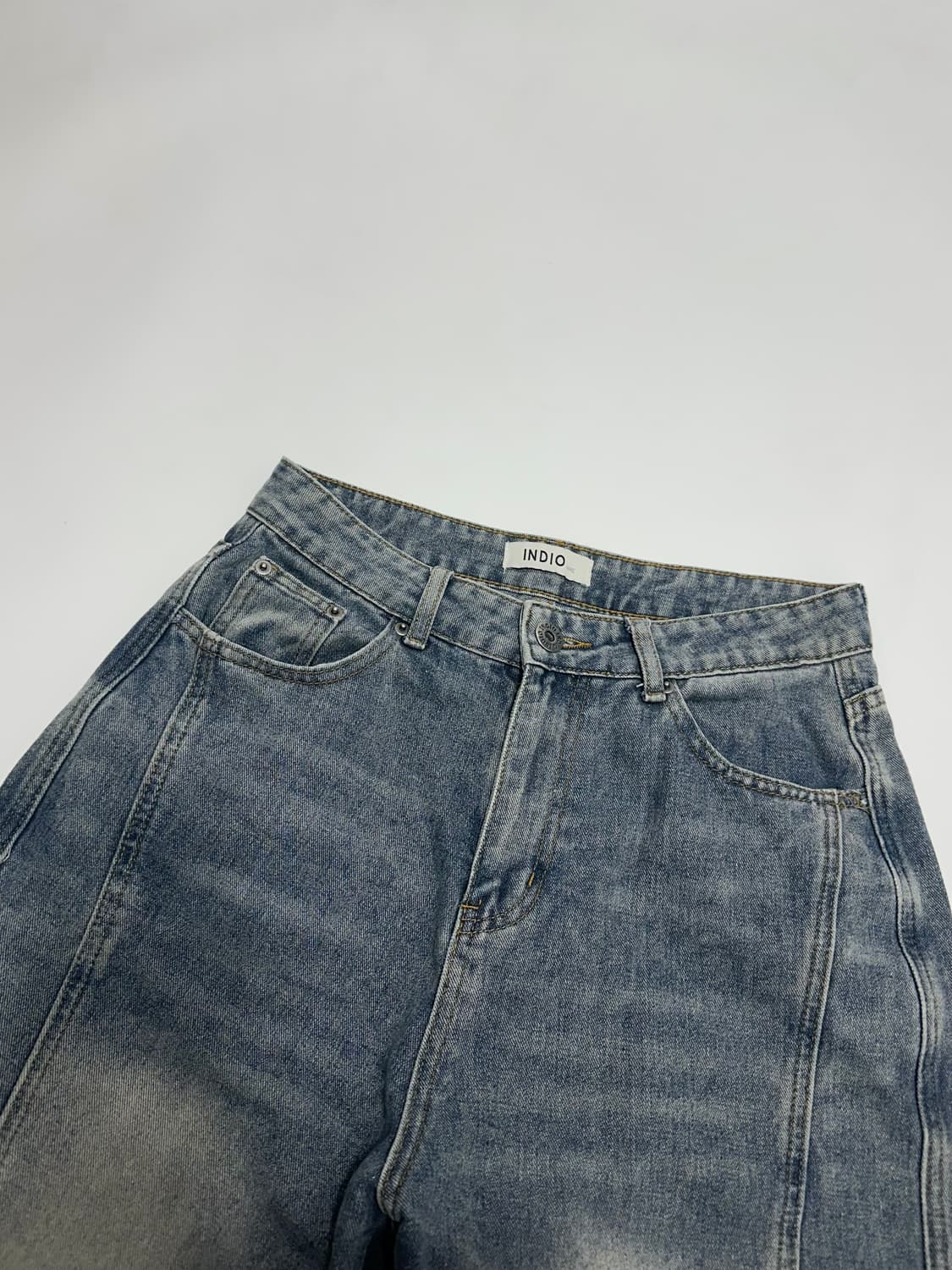 INDIO 워싱 데님팬츠 상품이미지3