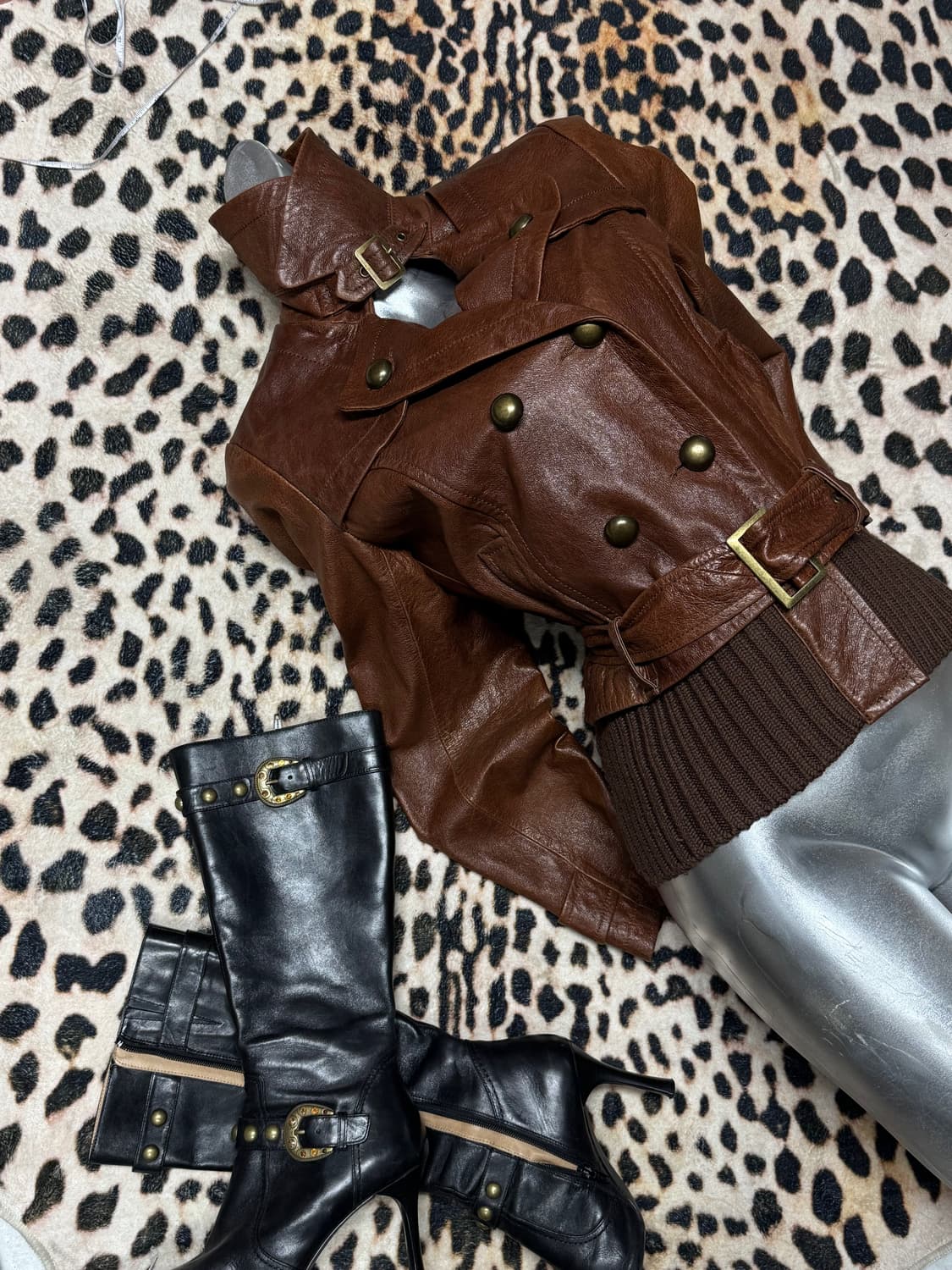 더블펀치 나폴레옹 레더자켓 상품이미지3