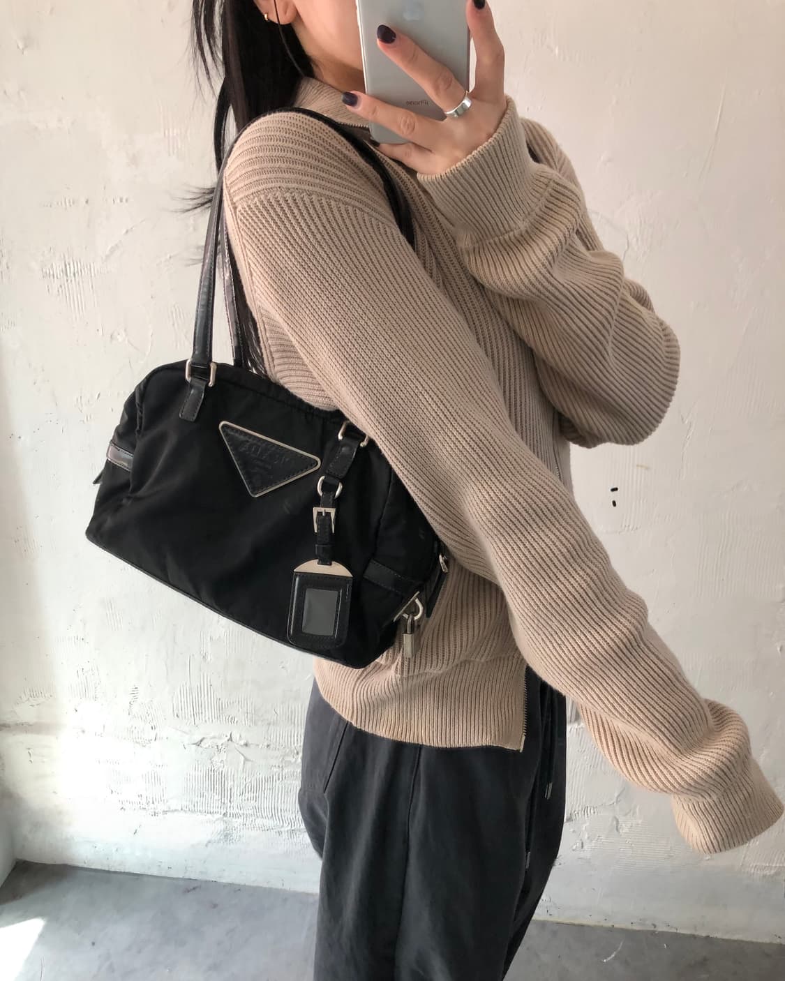 Prada 프라다 테수토 나일론 숄더 백 상품이미지3