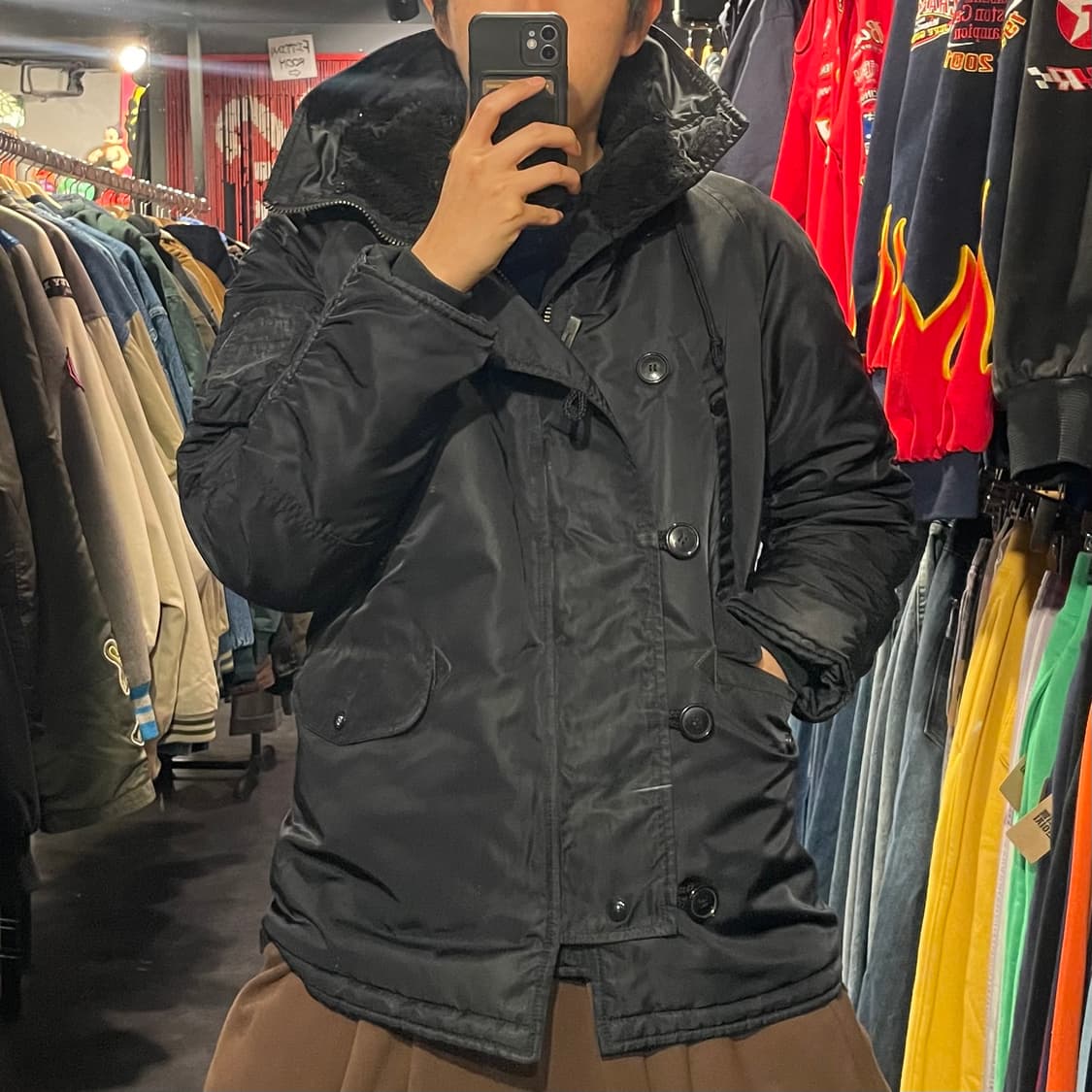 [IM] ALPHA 알파인더스트리 블랙 패딩  상품이미지3