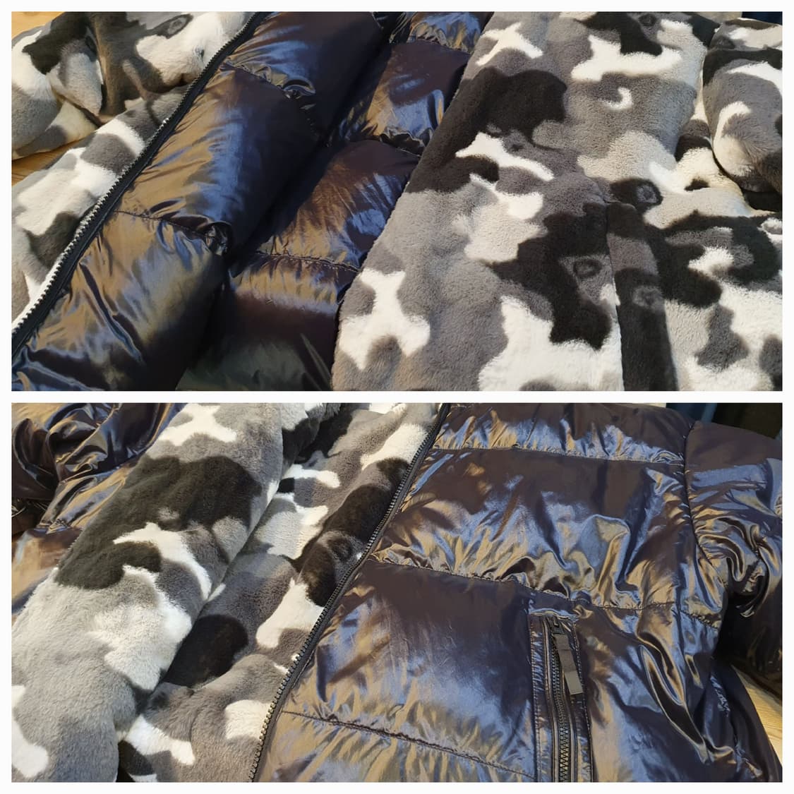 88.k2 양면 후리스 패딩점퍼 상품이미지8