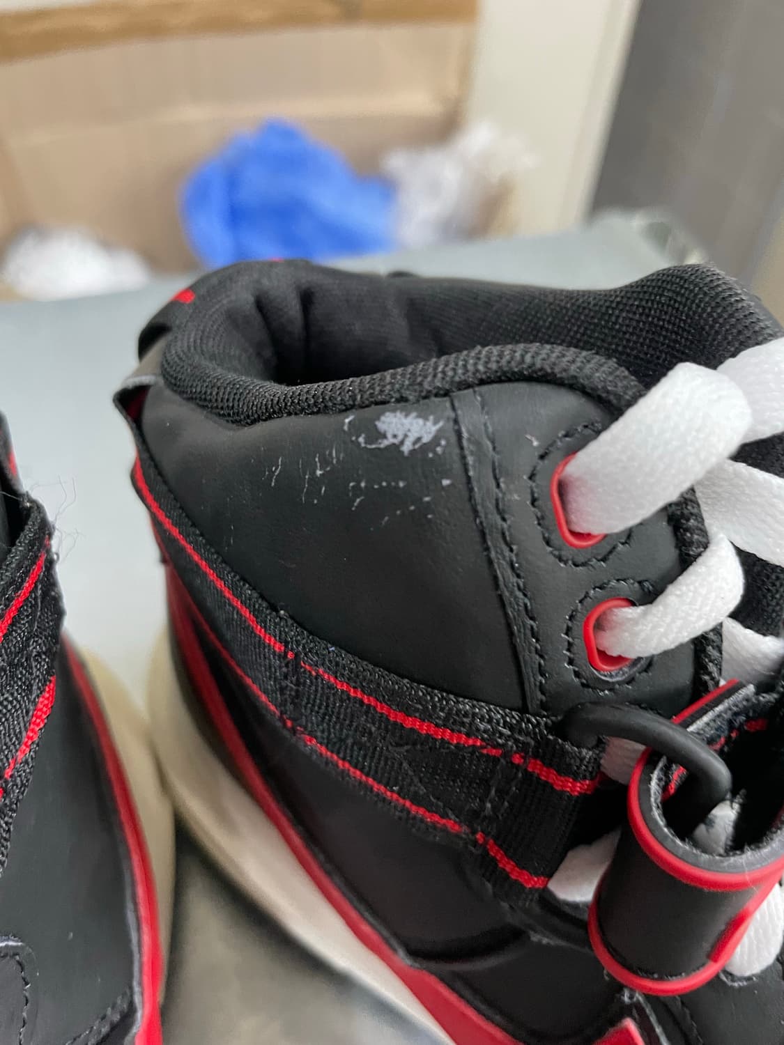 나이키 에어포스 1 부트 블랙 레드 275 (gr-4602) 상품이미지8