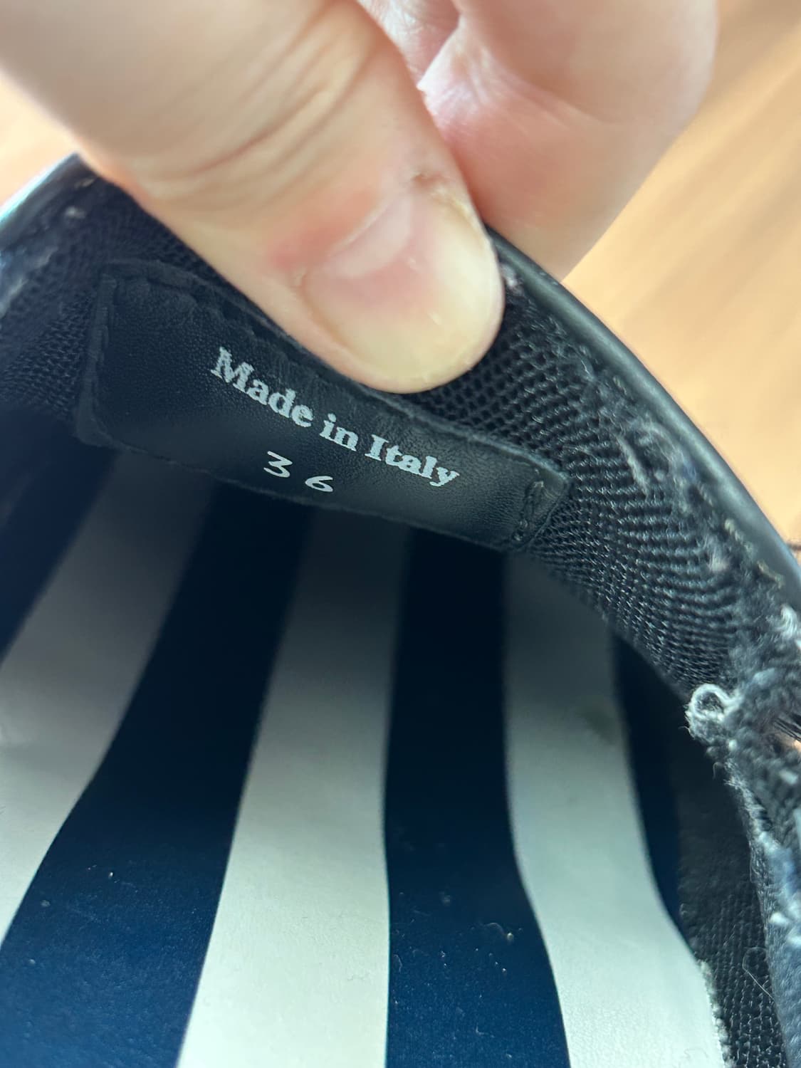 Sunnel 블랙 가죽 슬립온 뮬 36(230-240) 상품이미지3