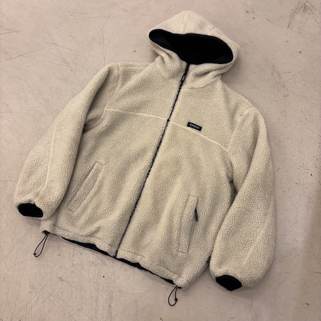 커버낫 리버시블 후리스 후드 자켓 상품이미지1