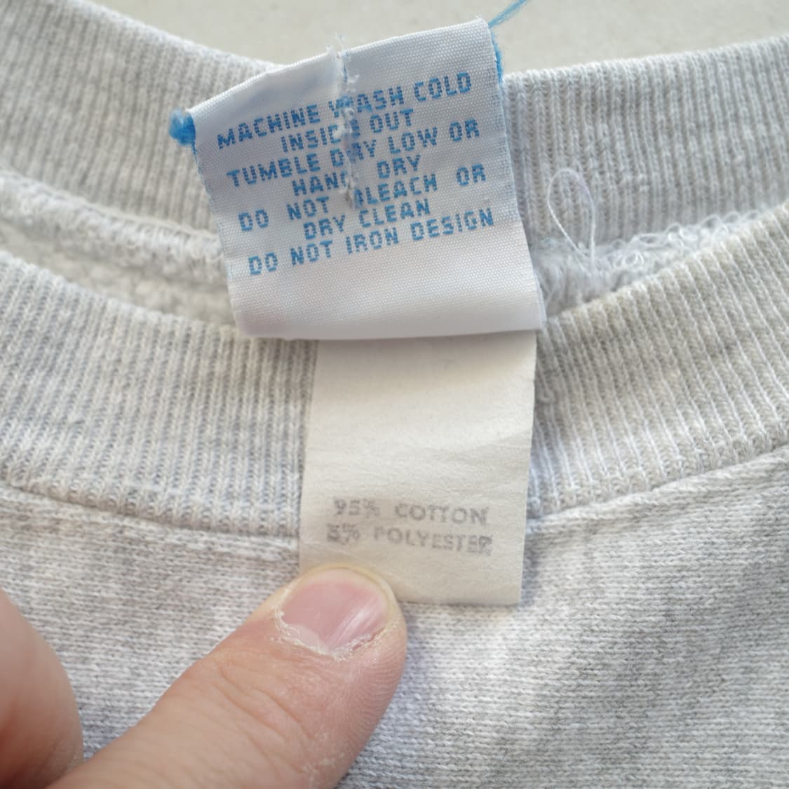 90s MADE IN USA KSU 자수 빈티지 맨투맨 Crable 상품이미지7