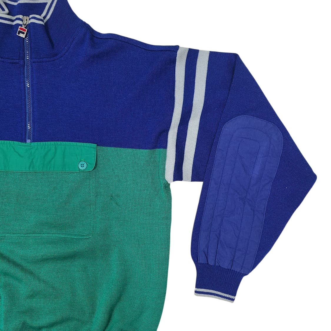 '90s 휠라 하프집업 니트 상품이미지3