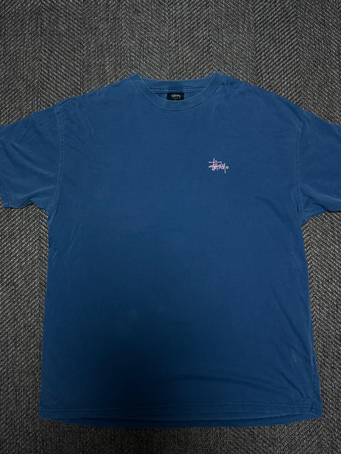 스투시 티셔츠 블루 상품이미지1