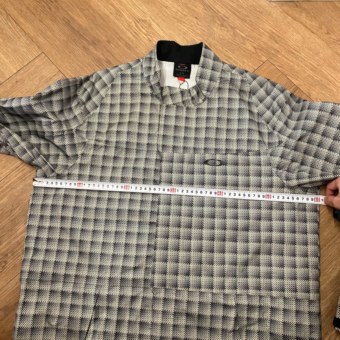 N252 오클리 체크 바람막이 자켓 상품이미지6