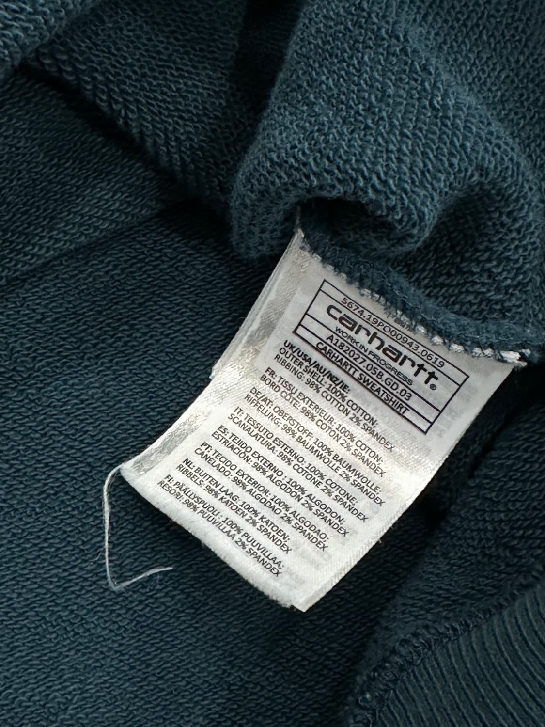 칼하트 맨투맨 M 상품이미지7