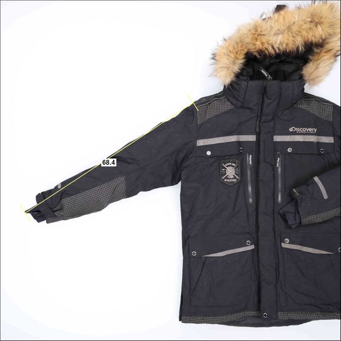 [100] 디스커버리 구스다운 너구리털 패딩점퍼 1103HR2 상품이미지10