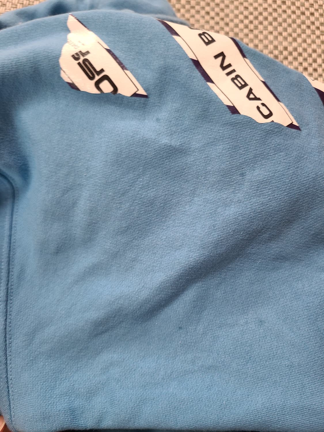 [M/100] 오프화이트 오버핏 에어포트 후드티 상품이미지6