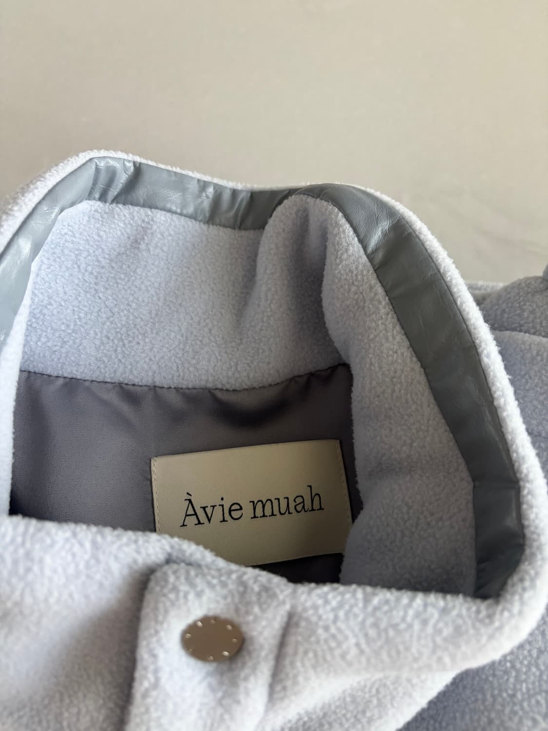 아비에무아 오버사이즈 로고플리스쟈켓 상품이미지8