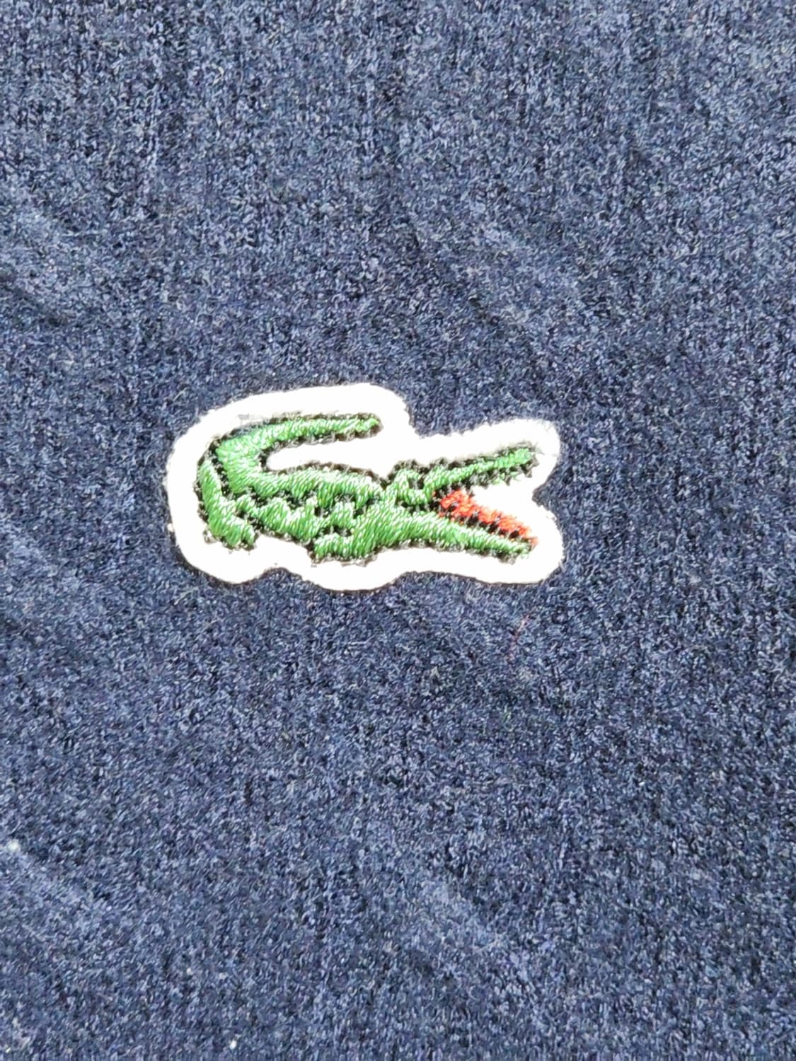 (M) 라코스테 꽈배기 니트 네이비 케이블 울스웨터 일본판  상품이미지4