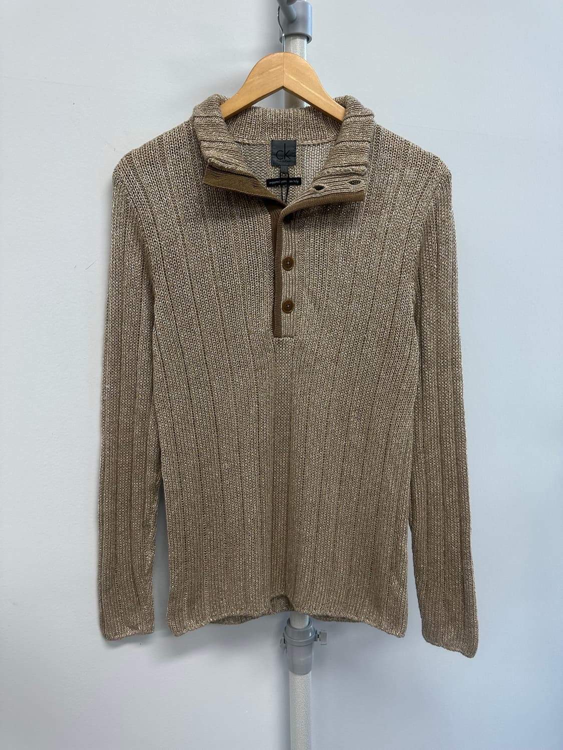 캘빈클라인 하프버튼 니트 새상품 상품이미지1