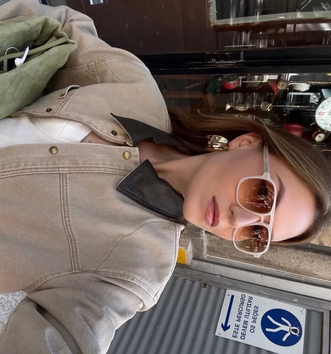 [새상품] 유센틱 유틸리티 데님 점퍼 베이지 55(01) 상품이미지2