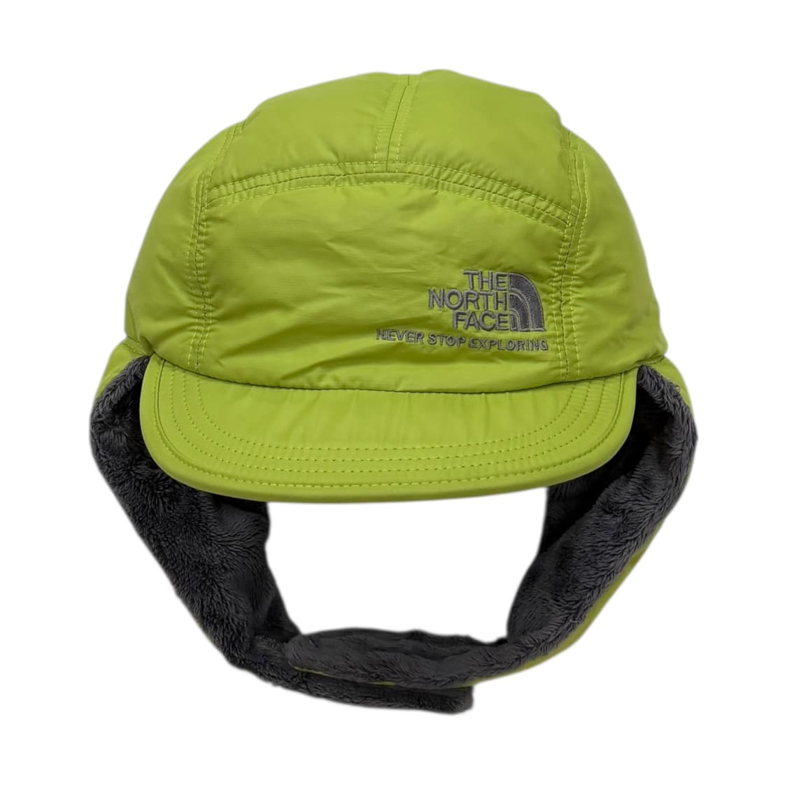 노스페이스 써밋시리즈 군밤 트루퍼햇 구스 이어머프캡 귀도리 모자 라임 상품이미지2