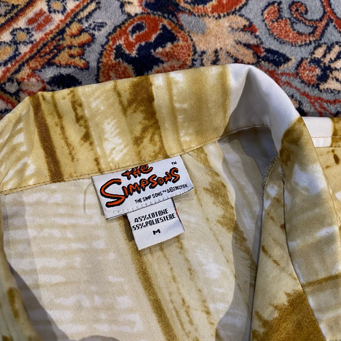 🌊the simpsons full-print opencollar 셔츠 상품이미지6