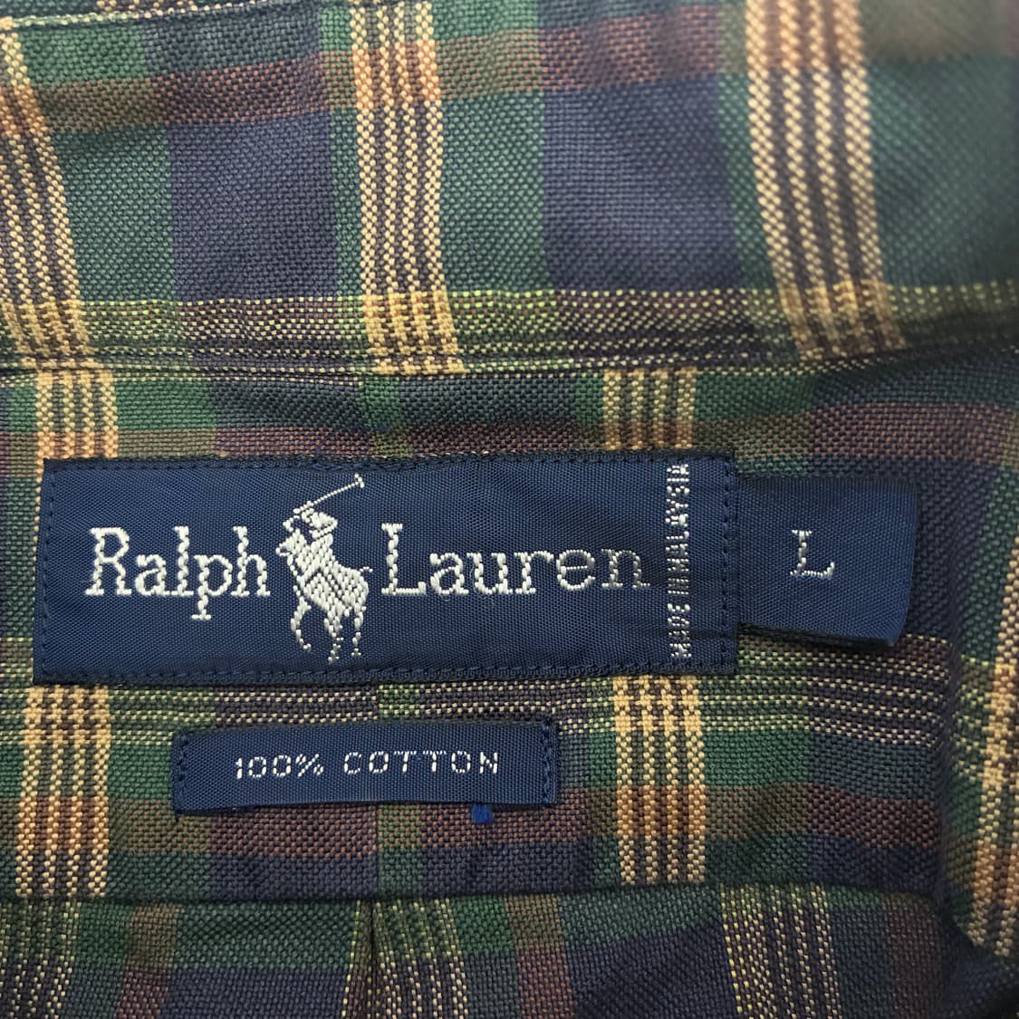 Polo  폴로 랄프로렌 105 자수 코튼 빈티지 체크 셔츠   상품이미지4