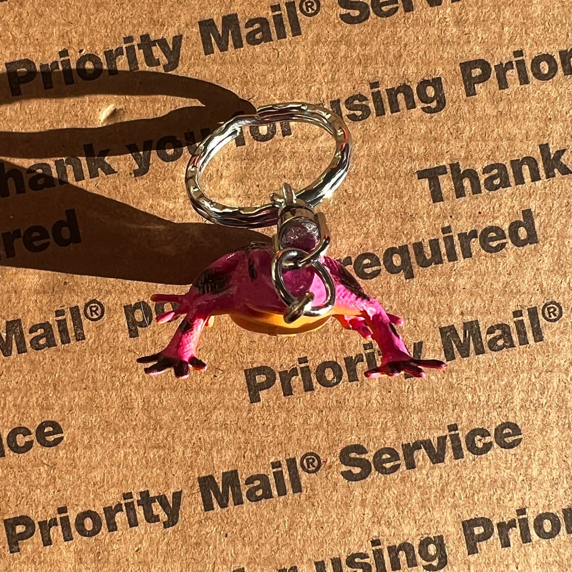 90s vtg Pink Frog Keyring 상품이미지3