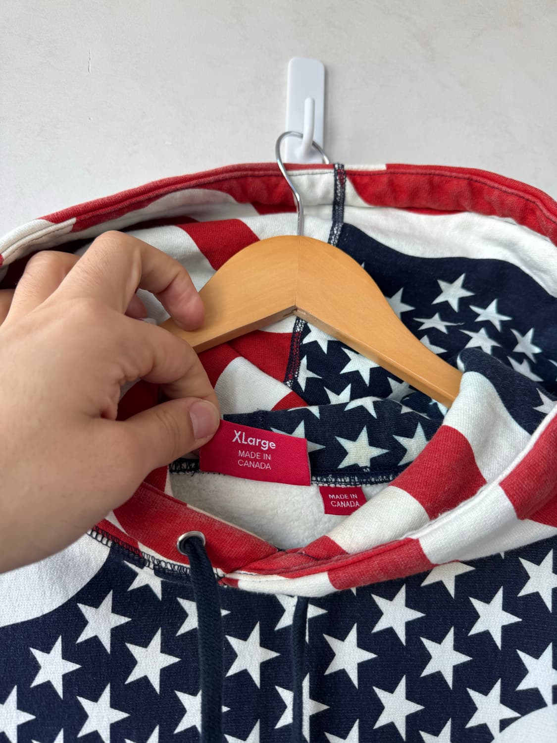 Fw14 슈프림 American Flag 박스로고 후드티 상품이미지7