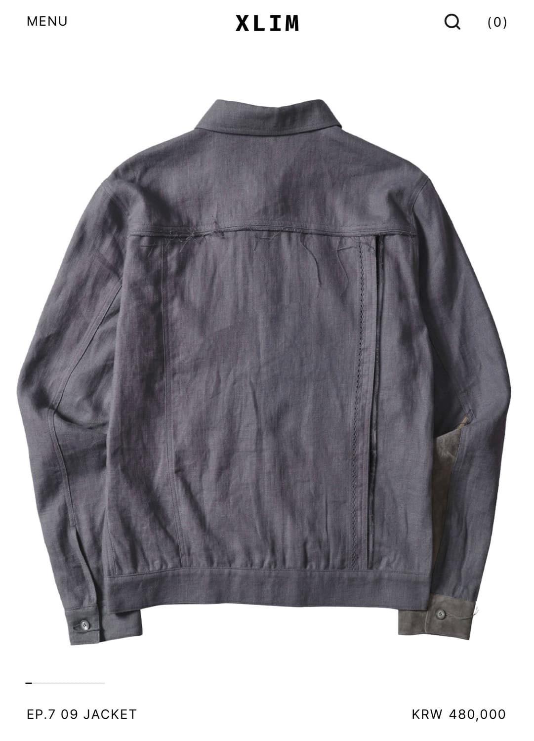 Xlim 엑슬림 ep7 09 자켓 L사이즈 상품이미지2