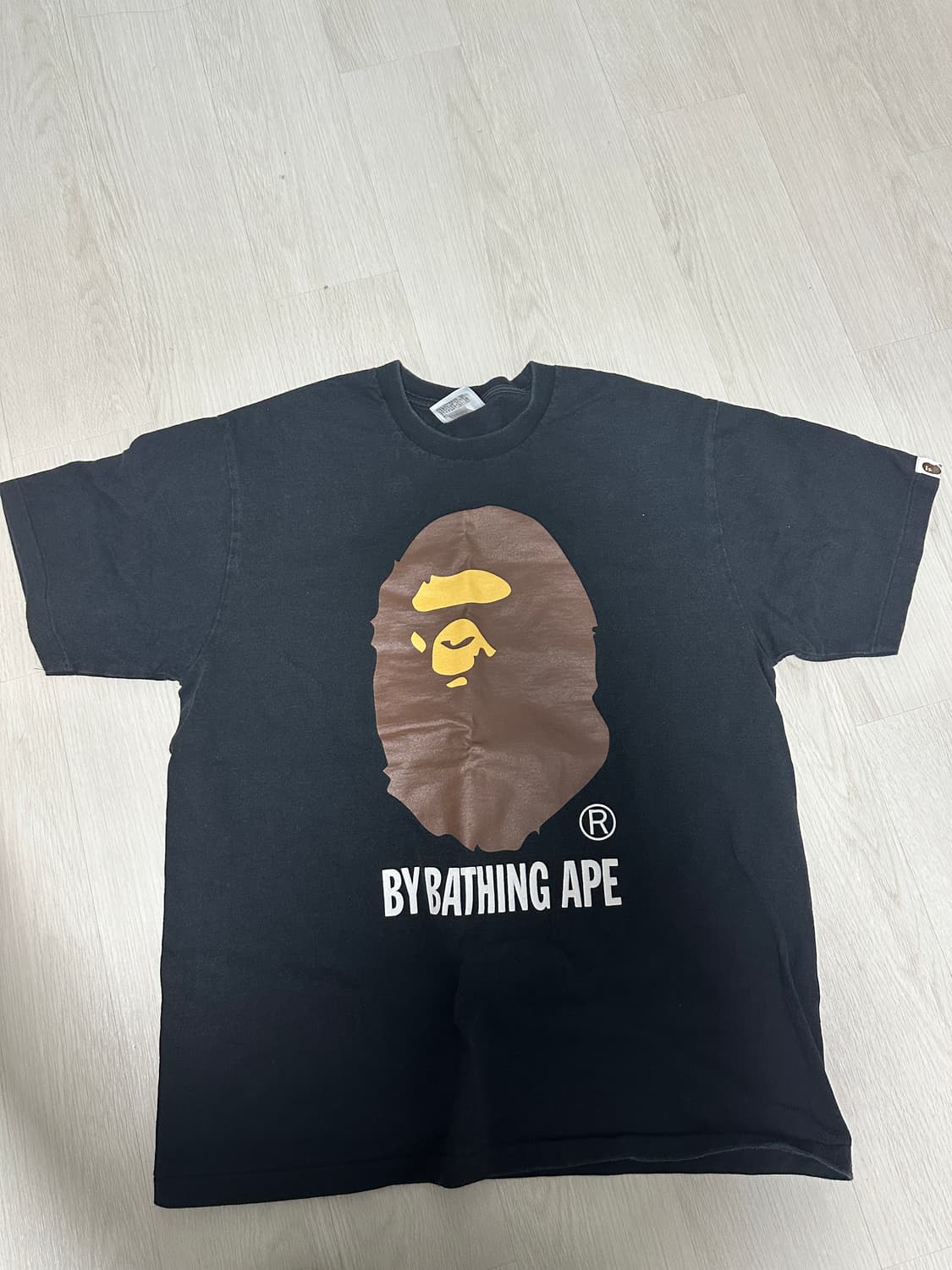 베이프 바이 베이싱 에이프 티셔츠 블랙 상품이미지1