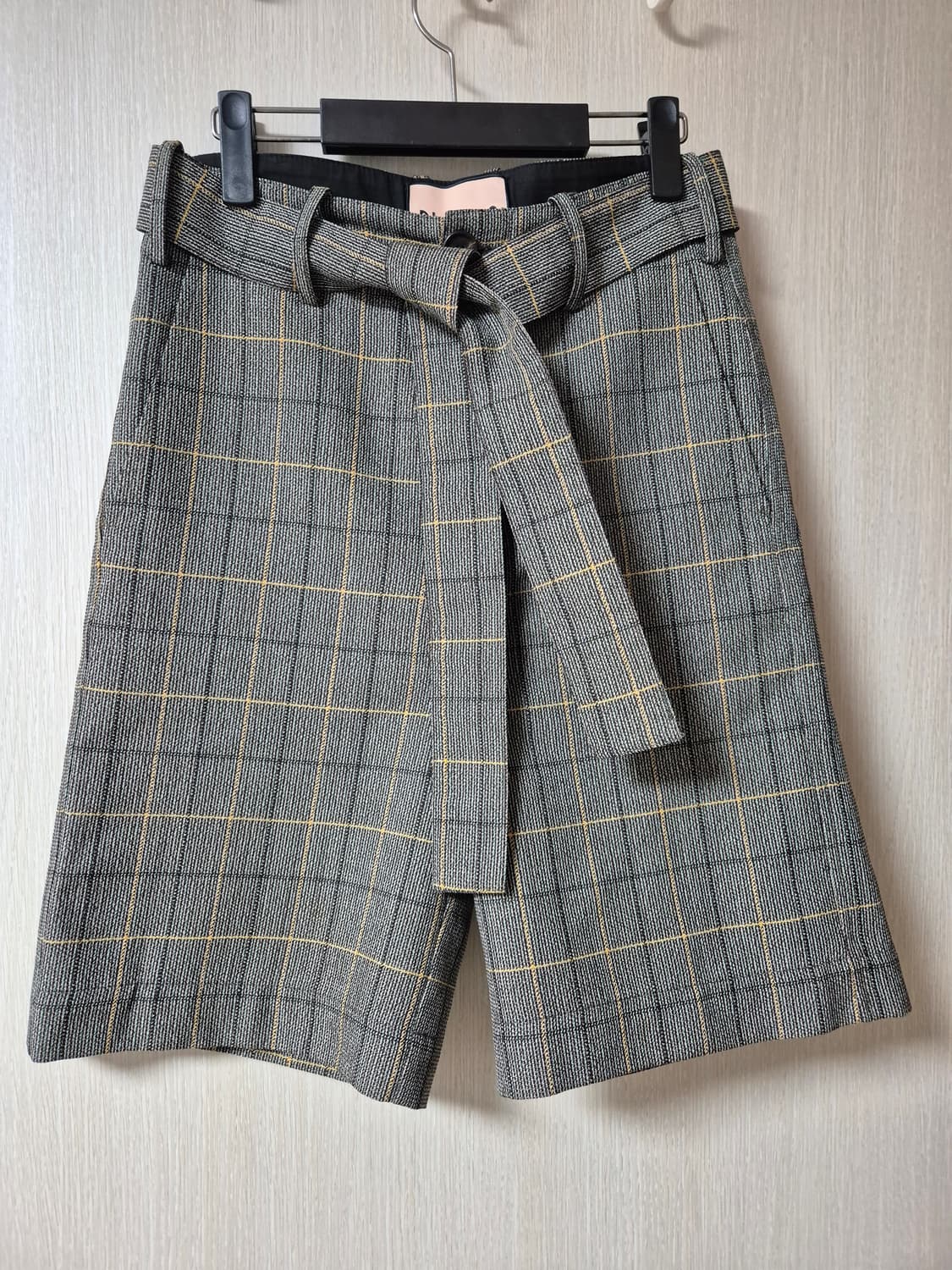 (정품) 플랜씨 팬츠 벨트 체크팬츠 반바지 36 PLAN C 상품이미지1